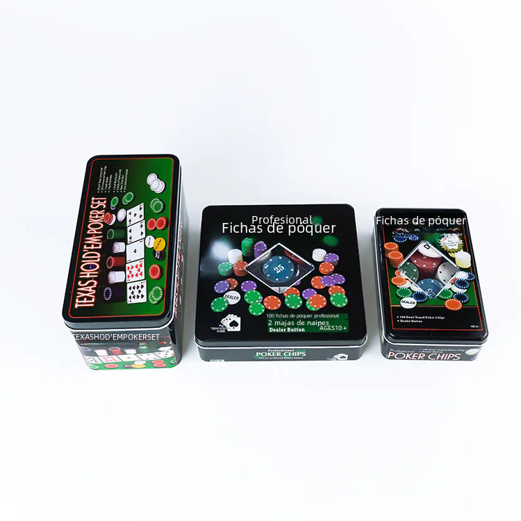 Poker Set with 200 Chips, Table Cloth, and Box