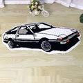 Car-Shaped Plush Area Rug – Machine Washable