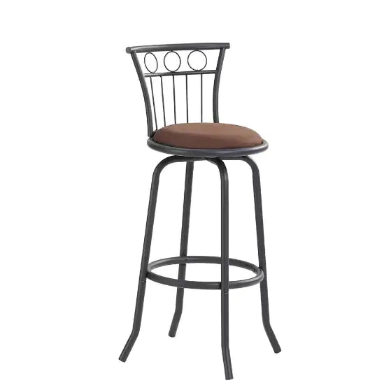 Metal Backrest Bar Chair