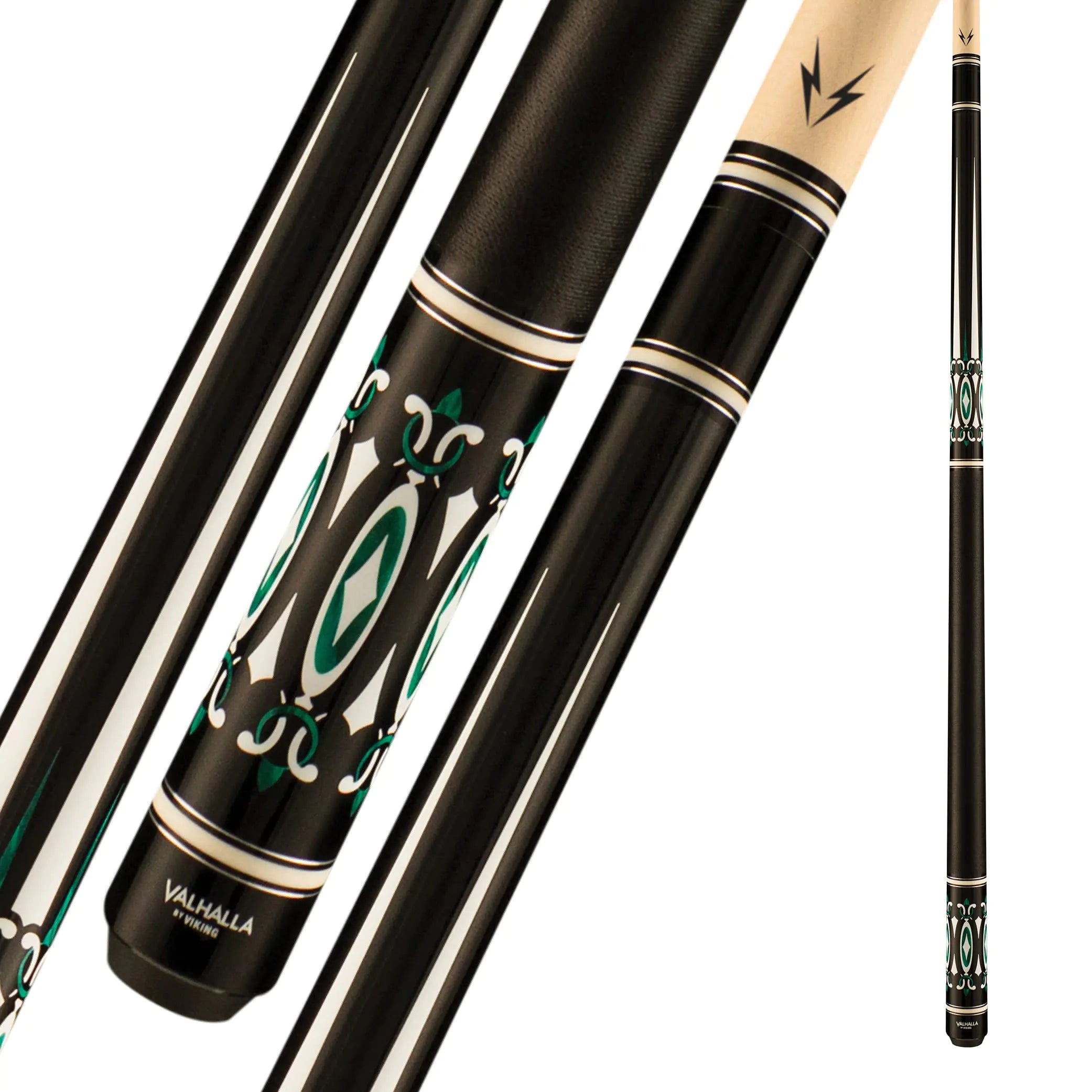 Viking Valhalla 500 600 & 700 Series 2 Piece 58” Pool Cue Stick (19oz VA735)