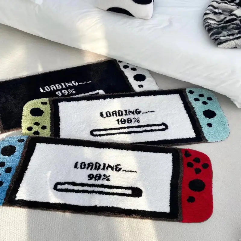 Gaming Console Print Area Rug for Bedroom and Living Room