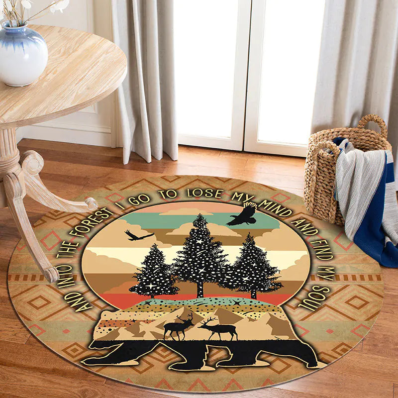 Modern Nordic Area Rug for Living Room and Bedroom