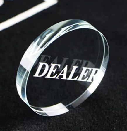 Acrylic Transparent Crystal Dealer Cat Poker Accessory