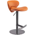 Metallic Leather Bar Stool