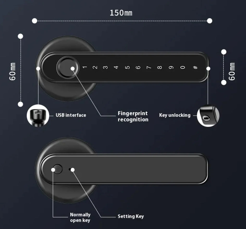 Indoor Fingerprint Door Lock