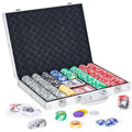 Poker Chips with Numbers500PCS Poker Chip Set with Aluminum Travel Case11.5 Gram Poker Set for Texas Holdem and Blackjack Gambling.