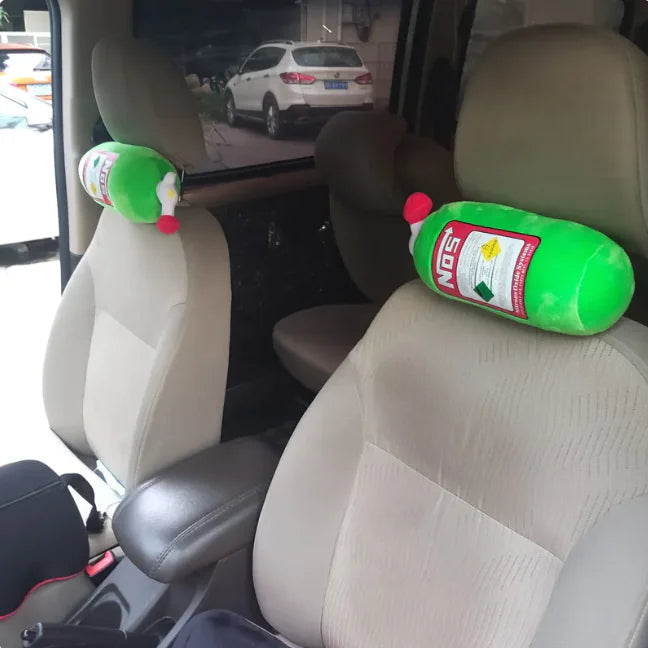 Nitrogen Bottle Style Car Pillow