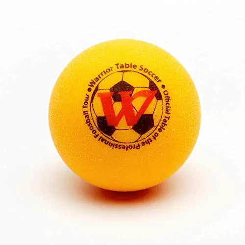 Warrior Table Soccer Foosball Table Replacement Foosballs - Official Tournament Game Ball- Tabletop Soccer Balls (8 Yellow)
