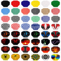 Accmor 144pcs Standard Dart Flights Set Dart Flights for Steel Tip Darts/Soft Plastic Tip Darts Dart Replacement Flights Accessories
