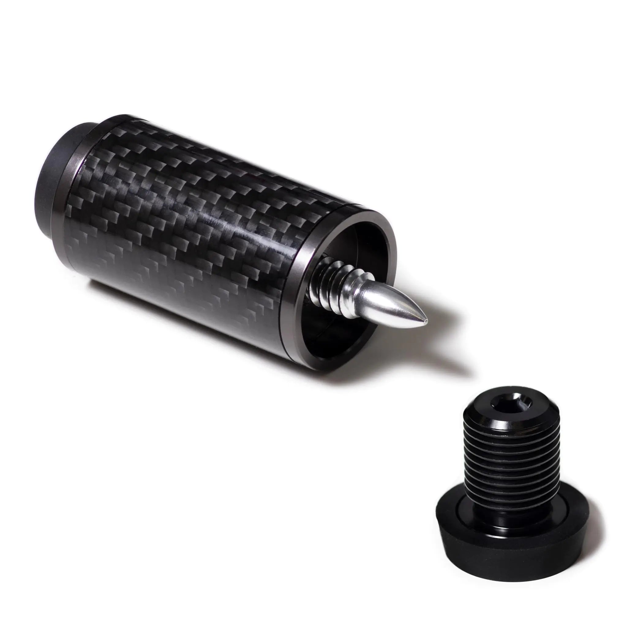 OKKO Carbon Fiber Billiard Pool Cue Extension with Bumper for Predator Pool Cues (2.25 inches)