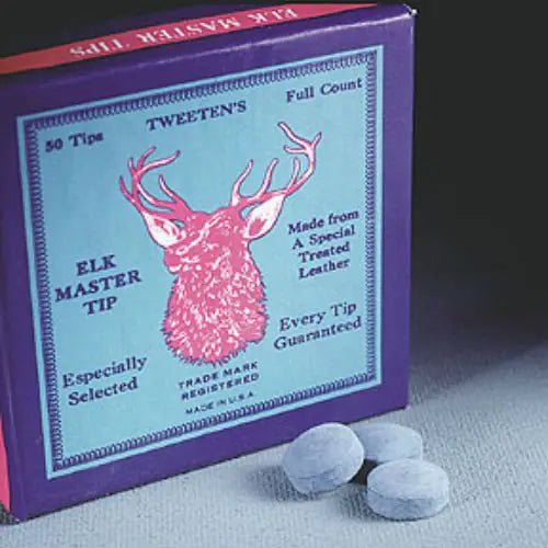 Billiard Pool Cue Tips - Elk Master 13mm (Soft)