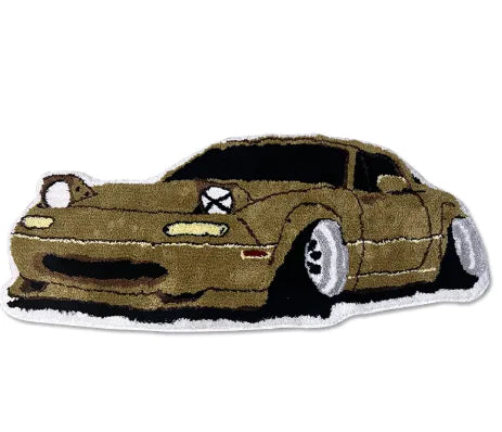 Car-Shaped Plush Area Rug – Machine Washable