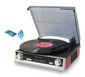 TechPlay ODC107BT Bluetooth Connection 3-Speed Turntable FM Radio
