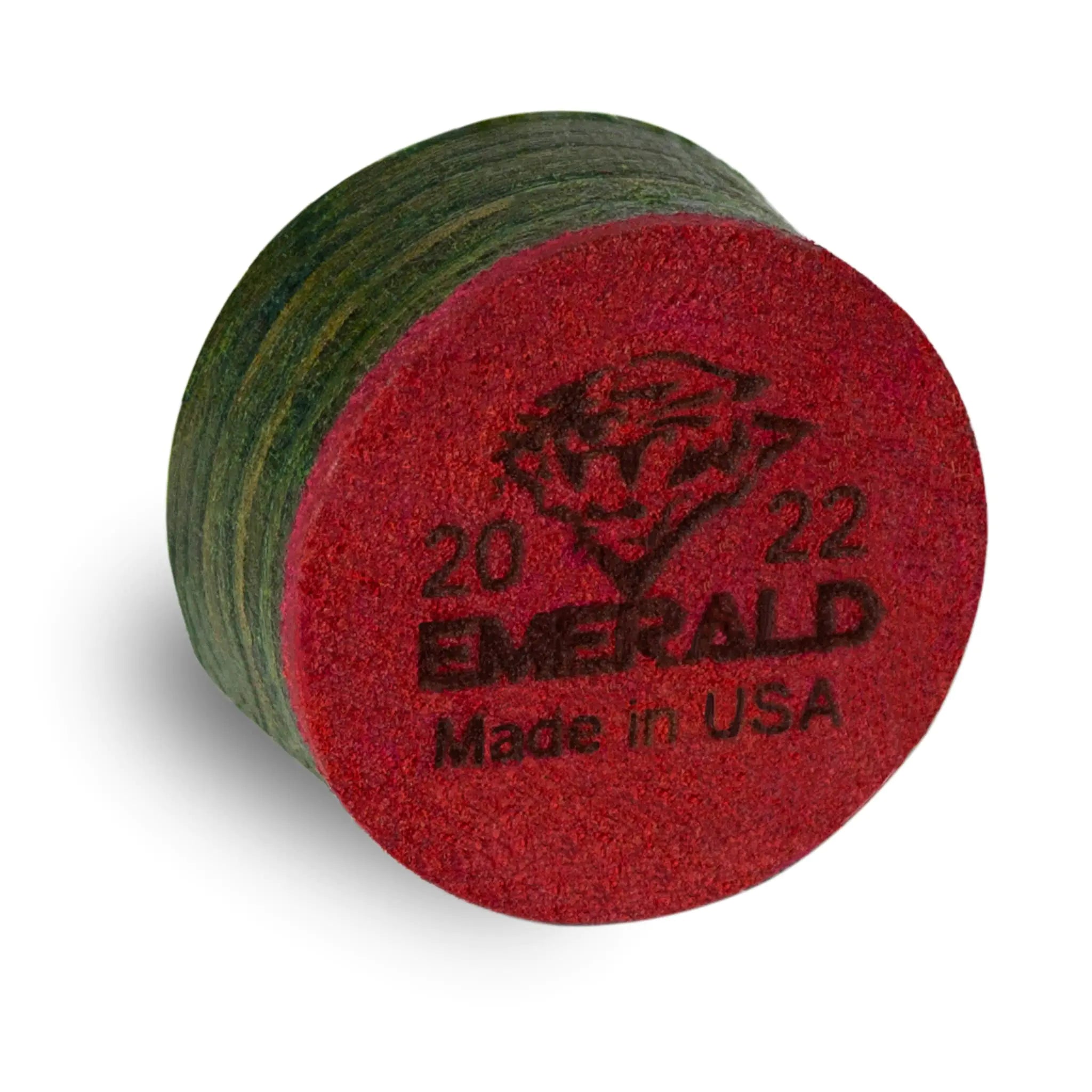 TigerProducts Tiger Emerald Laminated Billiard Pool CUE TIP 1 pc - 13 or 14 mm (14 mm)