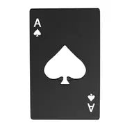 Mini Portable Metal Poker Card Beer Bottle Opener