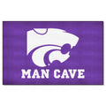 FANMATS 14563 Kansas State Wildcats Man Cave UltiMat Rug - 5ft. x 8ft. | Sports Fan Area Rug Home Decor Rug and Tailgating Mat