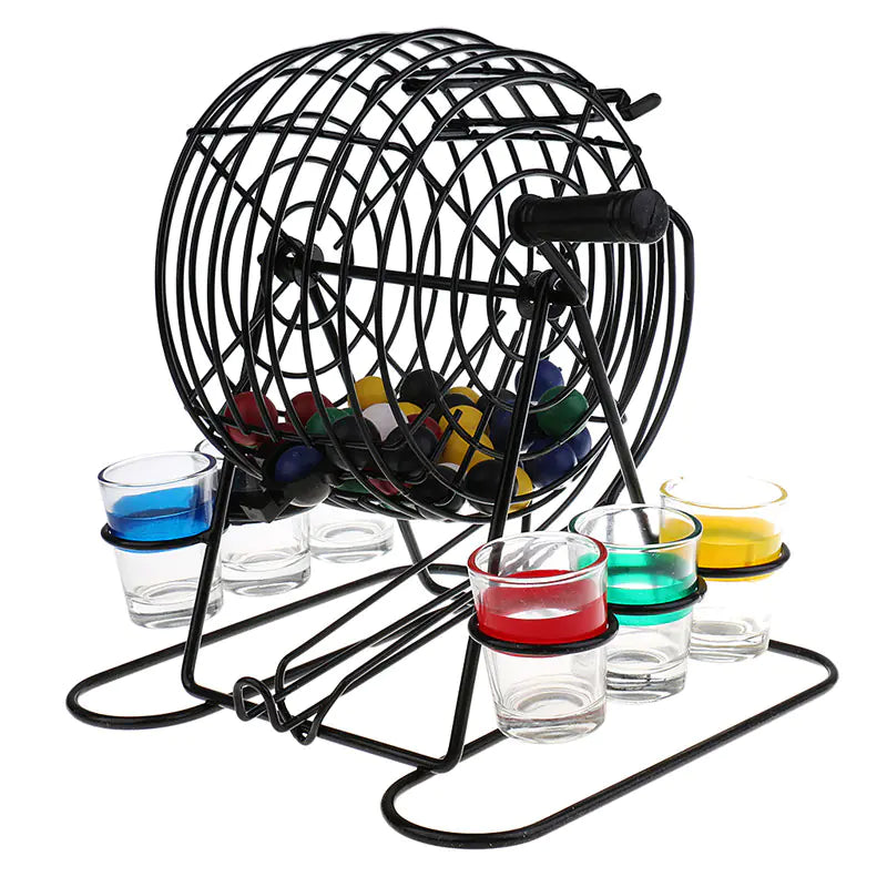 Bingo Game Lottery Machine - American Drinking Game