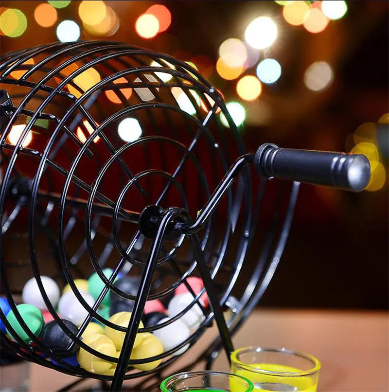 Bingo Game Lottery Machine - American Drinking Game