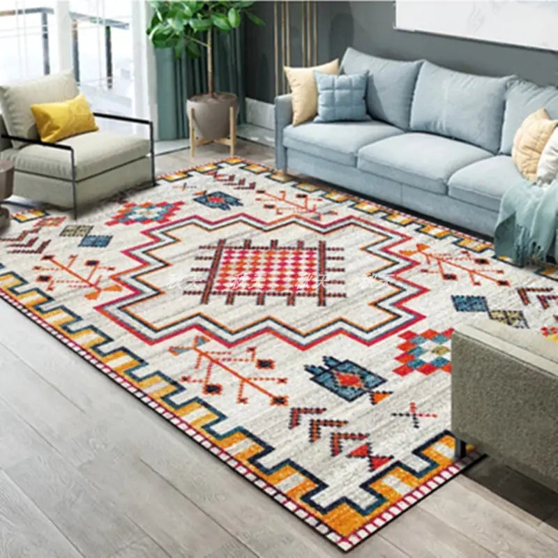 Nordic American Vintage Area Rug for Living Room