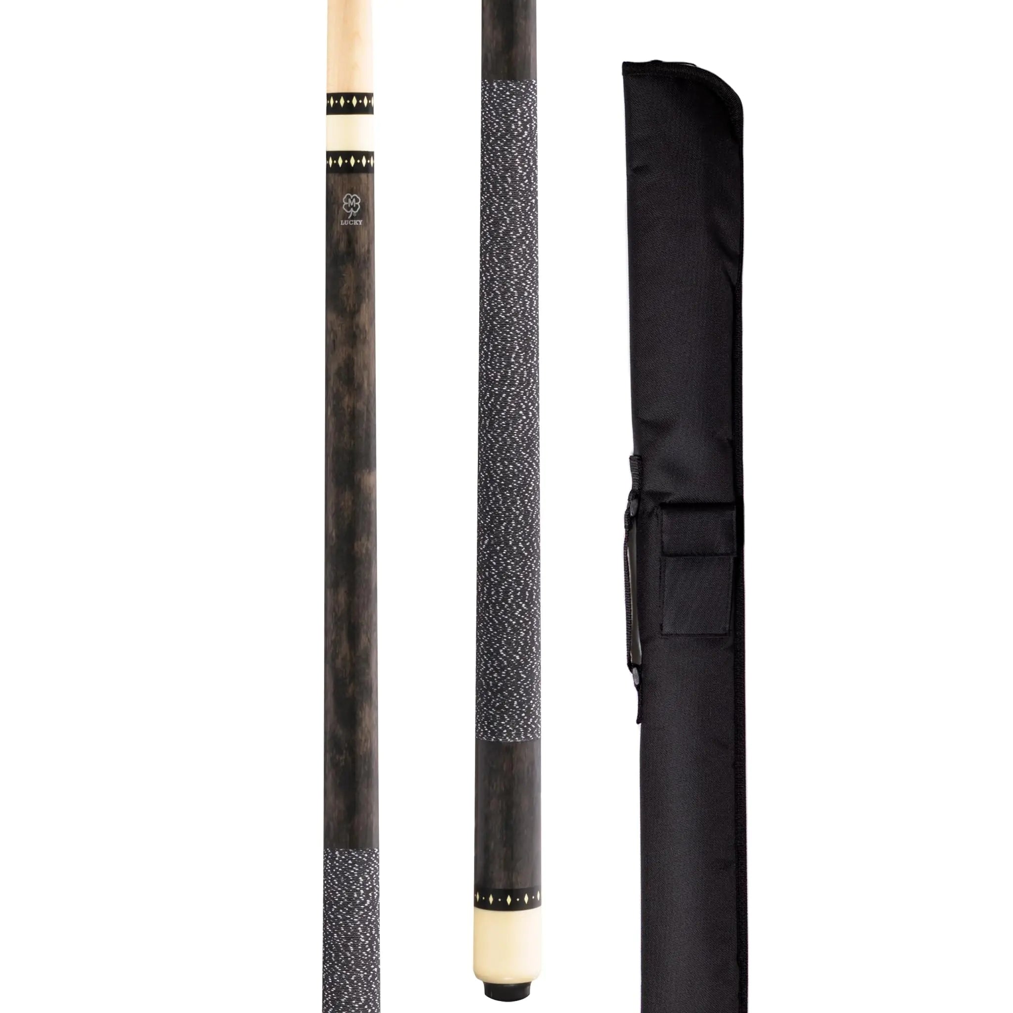 McDermott Lucky L8 Pool Billiard Cue with 1x1 Soft Case (18 Ounces)