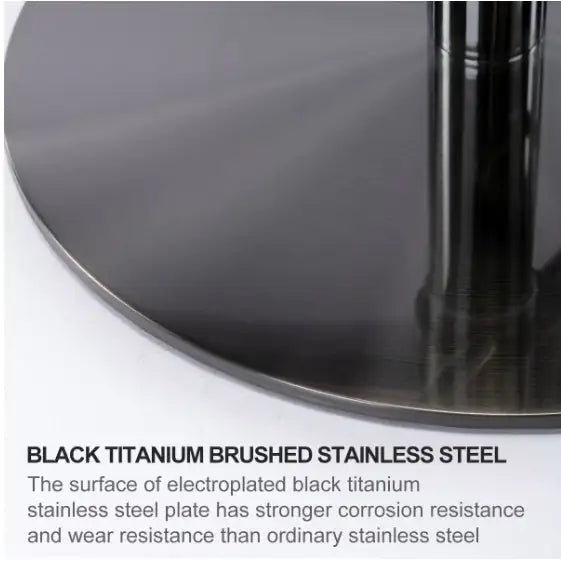 Metallic Leather Bar Stool