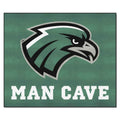 FANMATS 34903 Northeastern State Riverhawks Man Cave Tailgater Rug - 5ft. x 6ft.