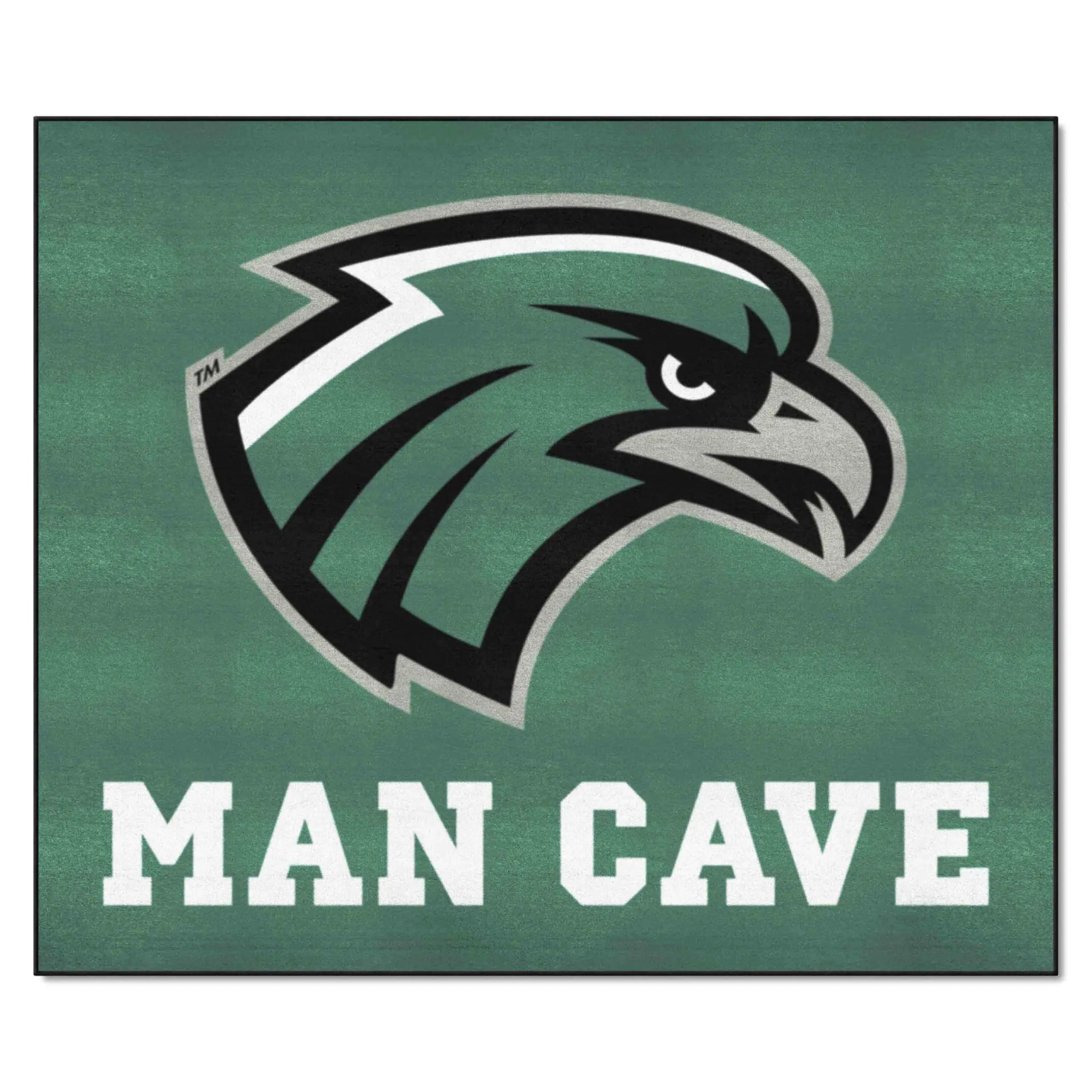 FANMATS 34903 Northeastern State Riverhawks Man Cave Tailgater Rug - 5ft. x 6ft.