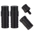 INFUNLY 3 Pair Stick Joint Protector 5/16 X 18 Pool Joint Thread Cap Black Pool Cue Joint Protectors Plastic for Players Pool Billiard Cues