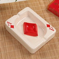 Ceramic Poker Card Ashtray – Creative Hotel & Home Tabletop Decor