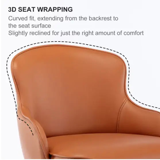 Metallic Leather Bar Stool