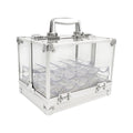 SEETOOOGAMES Acrylic Poker Chip Case - 600pcs Poker Chip Carrier with 6 Poker Chip Trays