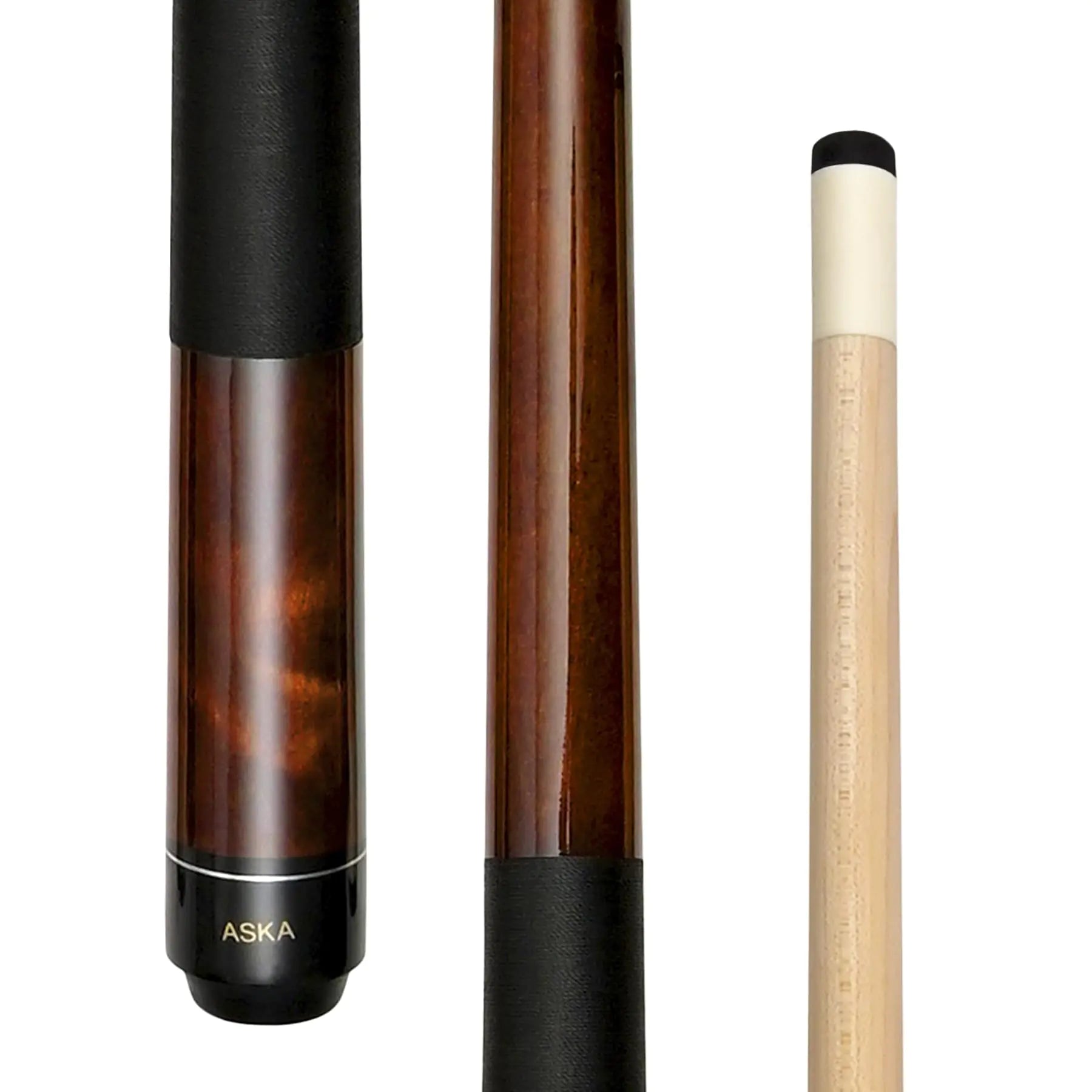 Short Kids Cue Stick Canadian Hard Rock Maple 13mm Hard Tip (Brown 42-inches)