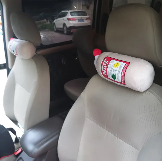 Nitrogen Bottle Style Car Pillow