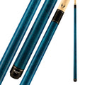 Viking Valhalla 100 Series No Wrap 2 Piece 58” Pool Cue Stick VA103 (20oz Blue) 13mm tip