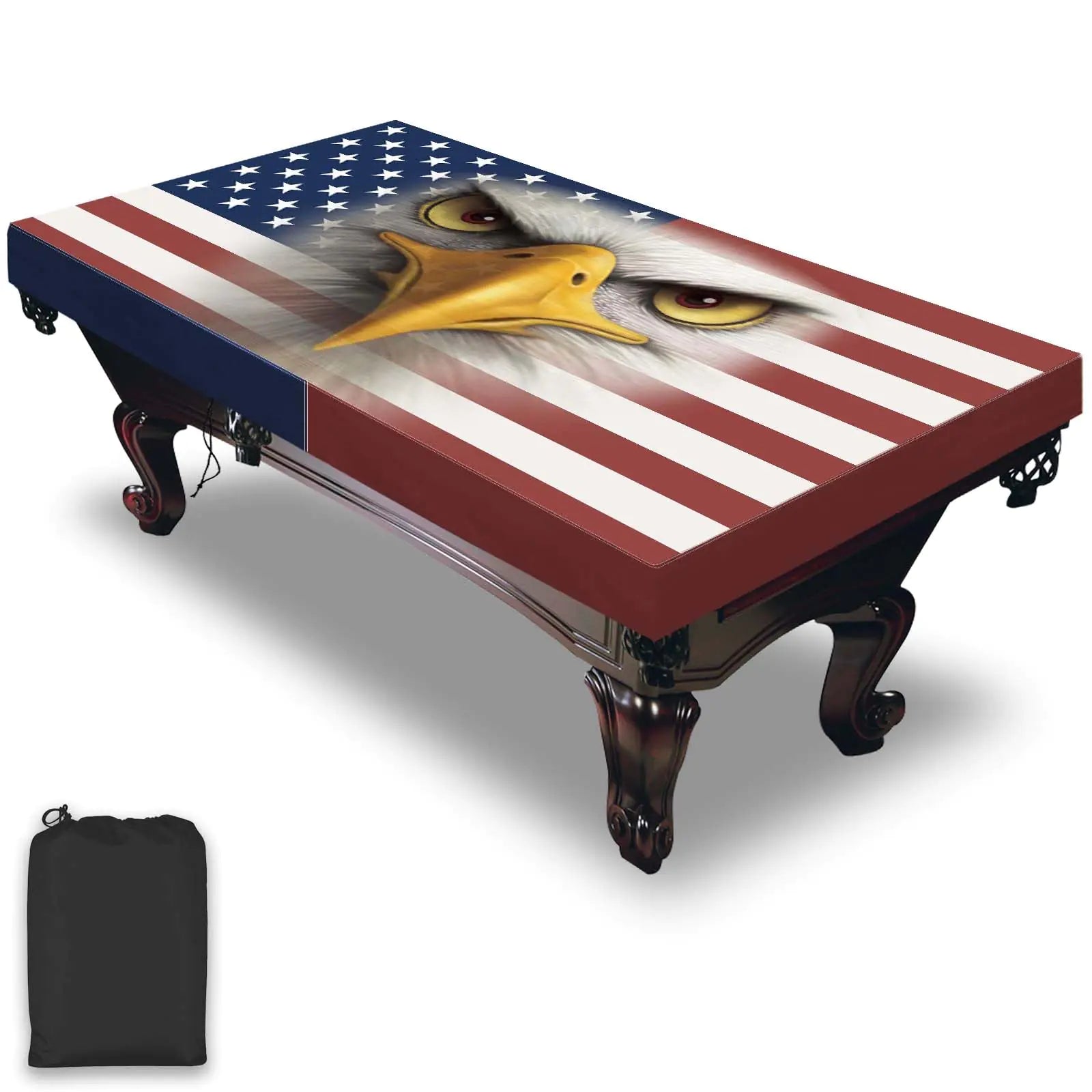 DTESL Pool Table Cover Waterproof & Dustproof Outdoor/Indoor Polyester Taffeta Cloth Table Cover，Billiard Pool Table Cover Scratch-Resistant(9ft)