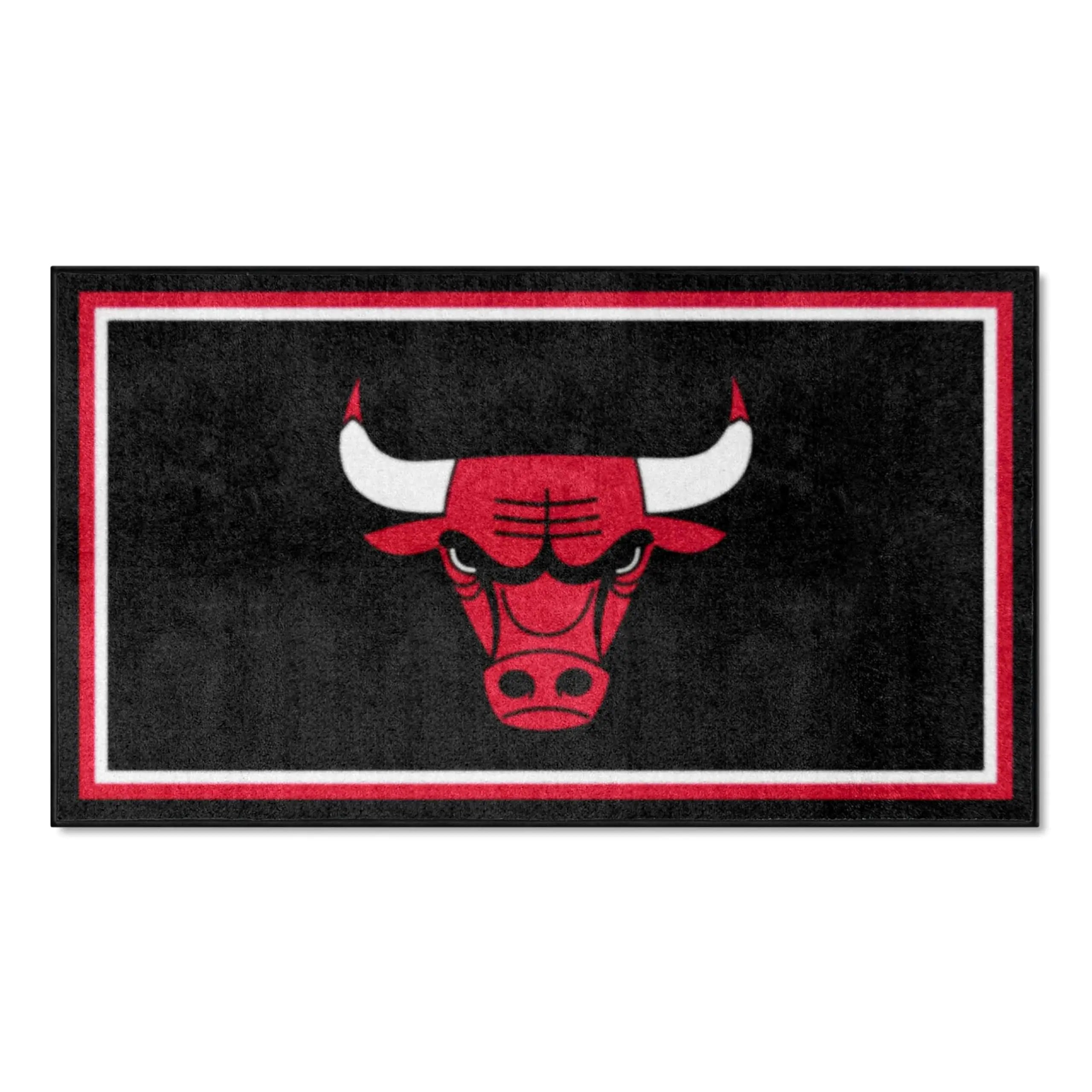 FANMATS 19831 NBA Chicago Bulls 3ft. x 5ft. Plush Area Rug | Sports Fan Area Rug Home Decor Rug and Tailgating Mat