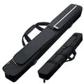 2x2 Pool Cue Case Heavy Duty Oxford Wear-Resistant Soft Billiard Cue Stick Case Bag with Adjustable Shoulder Strap Pool Stick Case for 2 Sticks /2 Butt/2 Shaft/ Black