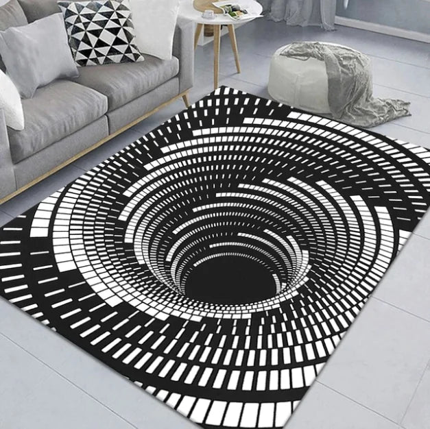 Creative Illusion Non-Slip Indoor Area Rug (1pc)